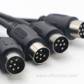 6/7/8pin male/male or female/male speak audio cable